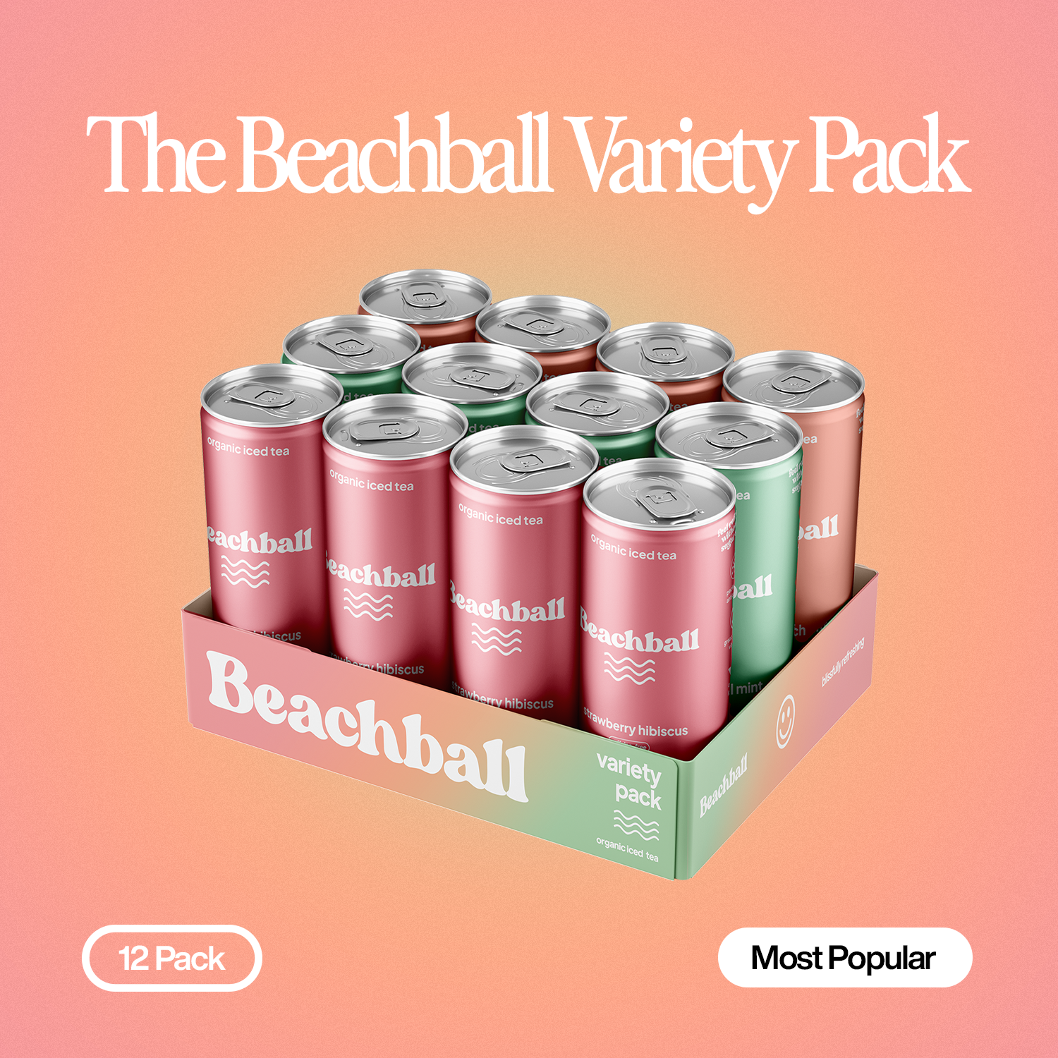 Beachball Organic Iced Tea | Best Beachball Variety Pack | Sail