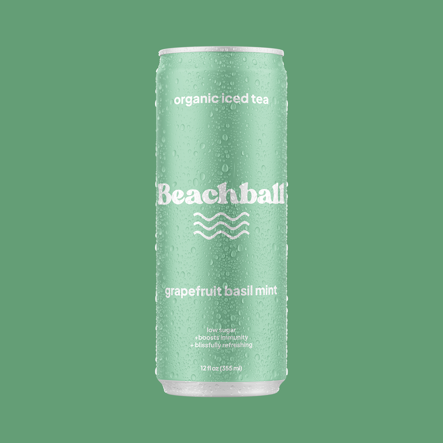 Organic Iced Tea [Grapefruit Basil Mint]