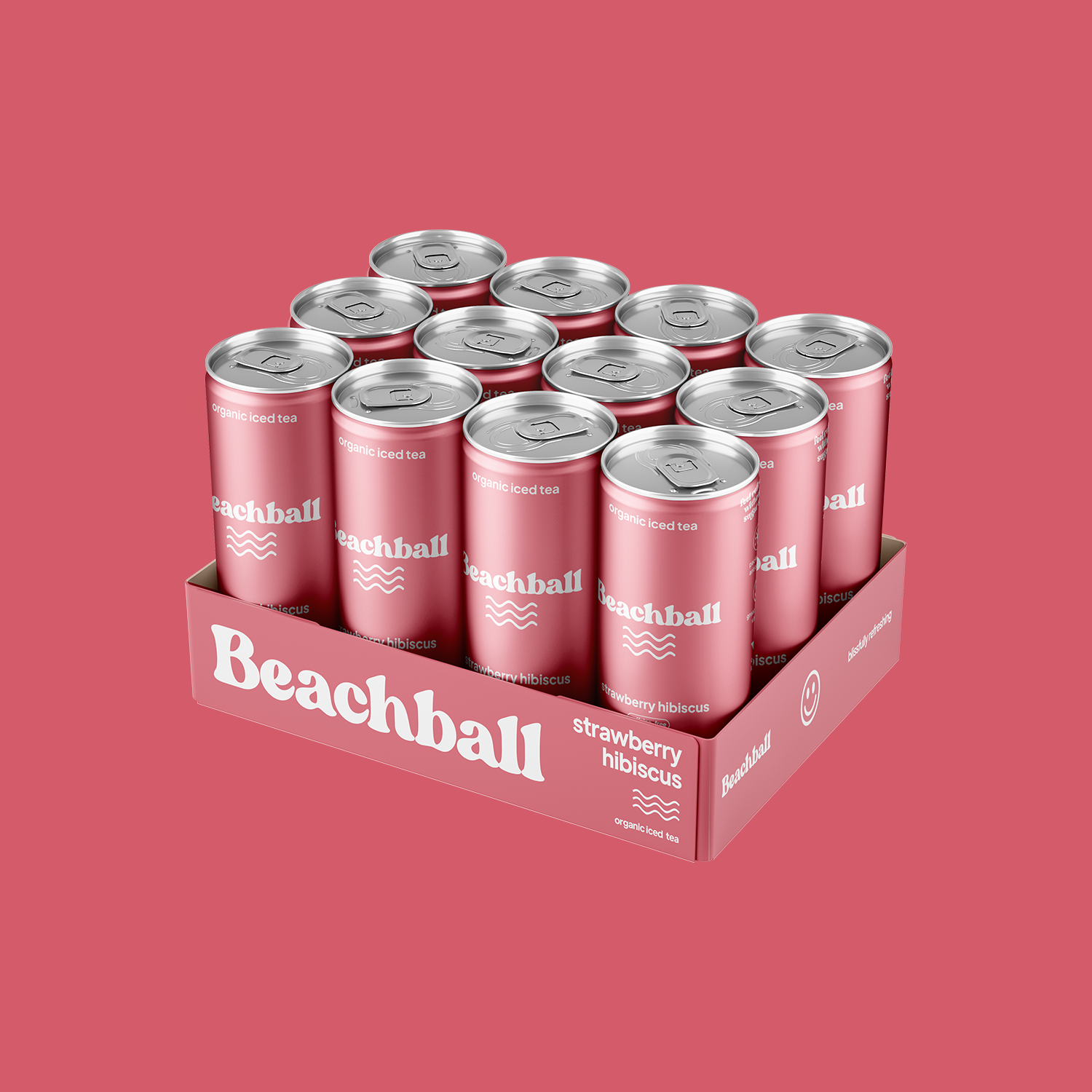 Organic Iced Tea [Strawberry Hibiscus]