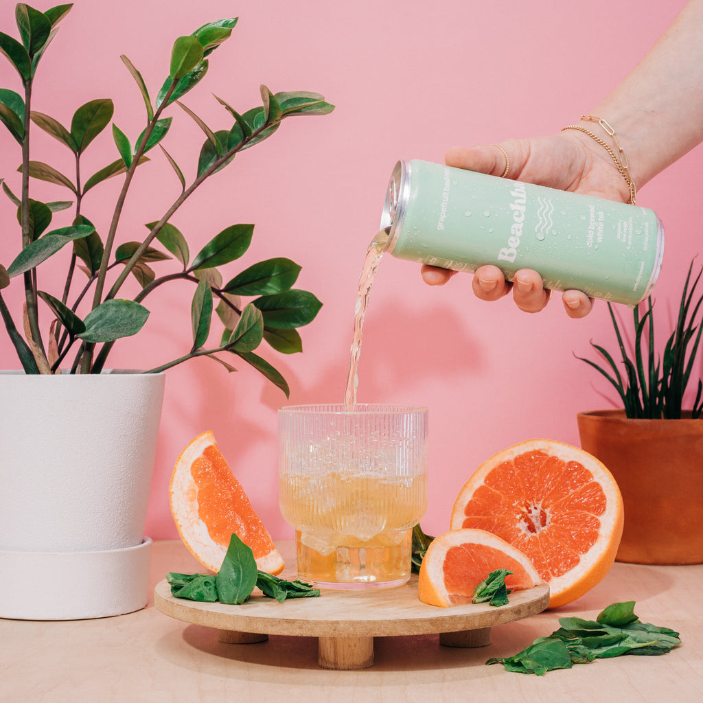 Organic Iced Tea [Grapefruit Basil Mint]*