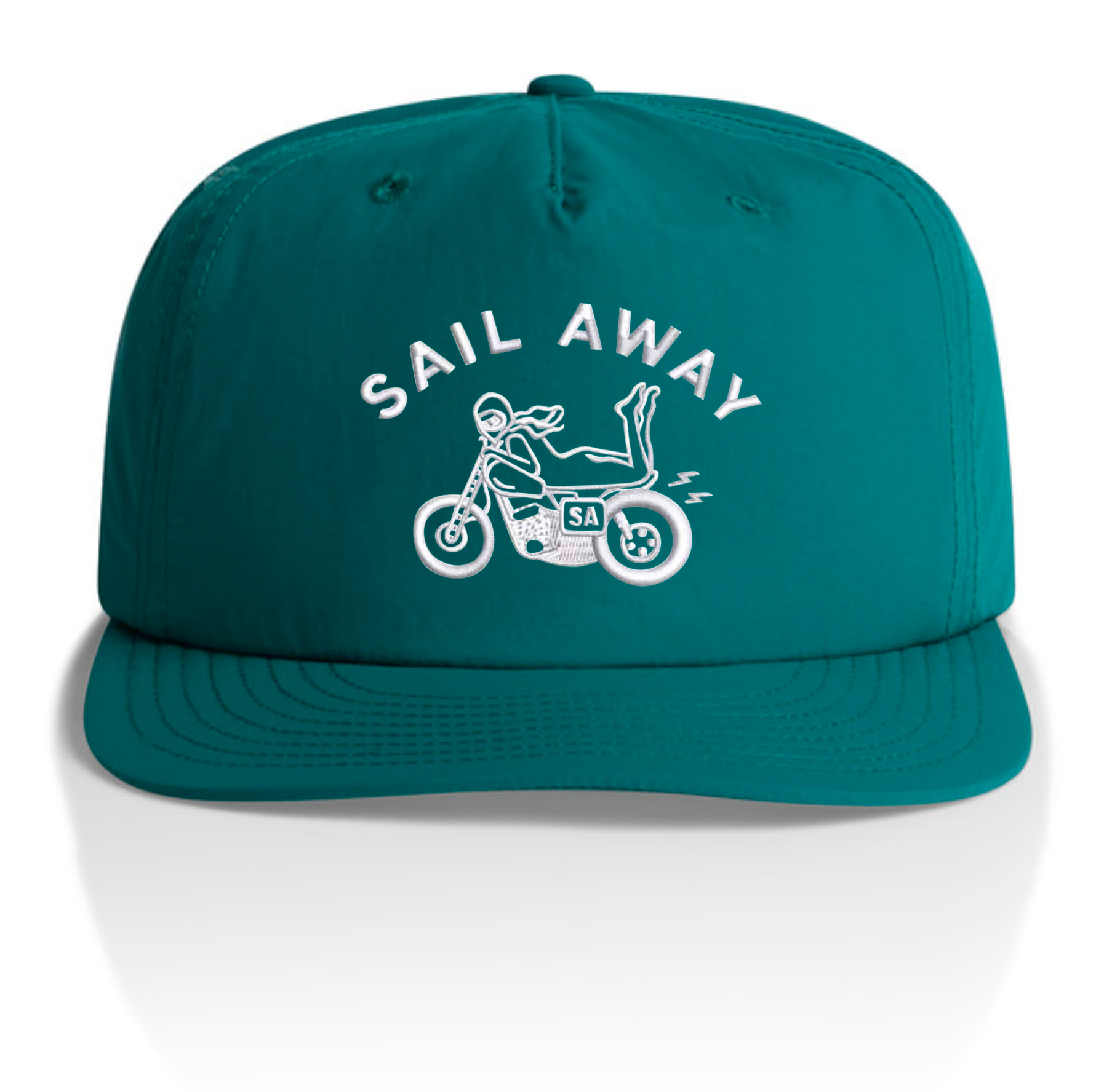 The Moto Cap  (Atlantic Green)