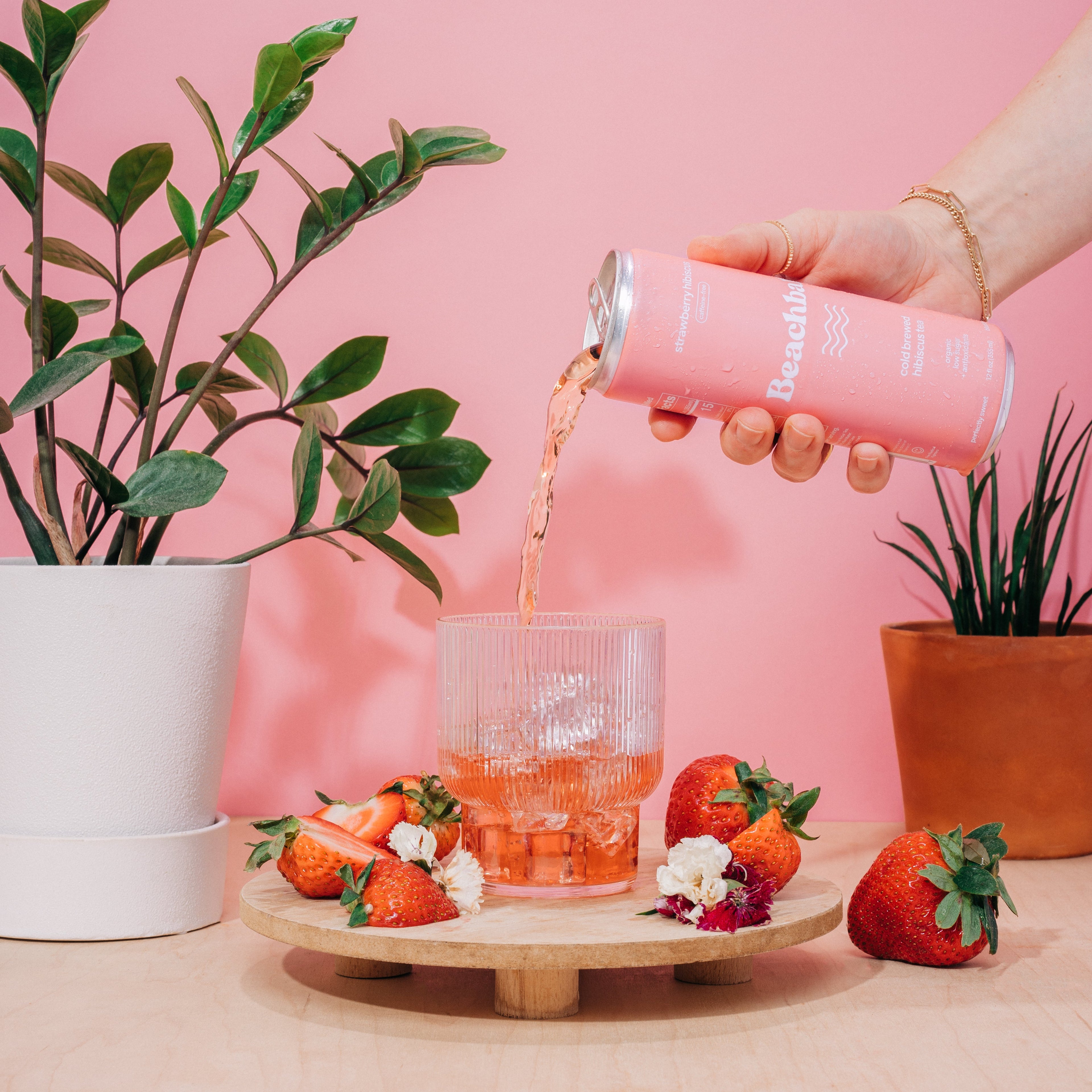 Organic Iced Tea [Strawberry Hibiscus]