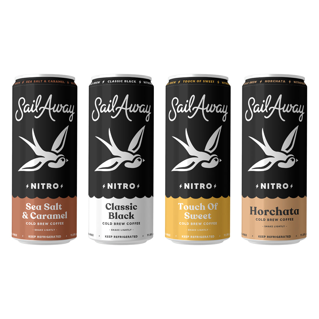Sail Away Coffee Nitro Cold Brew Cans